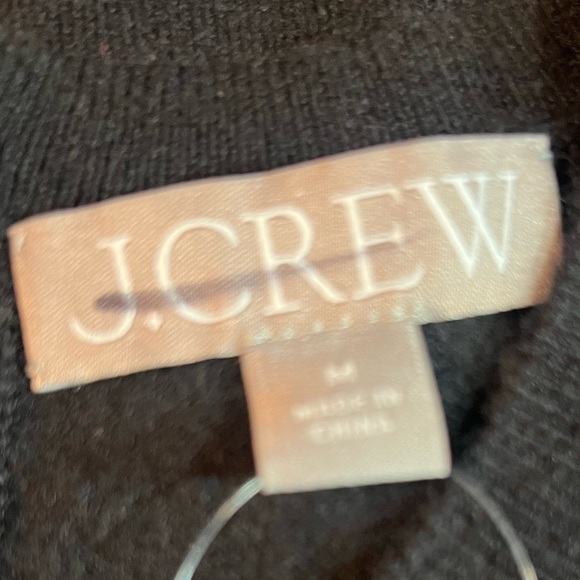 J.Crew Featherweight cashmere-blend cropped sweater shell in jet black - Picture 11 of 11